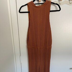 House of Harlow 1960 x REVOLVE Caro Jumpsuit Size Medium in Terracotta